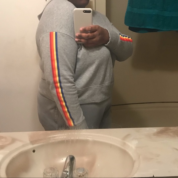 Truly Madly Deeply Striped Hoodie - Picture 4 of 4